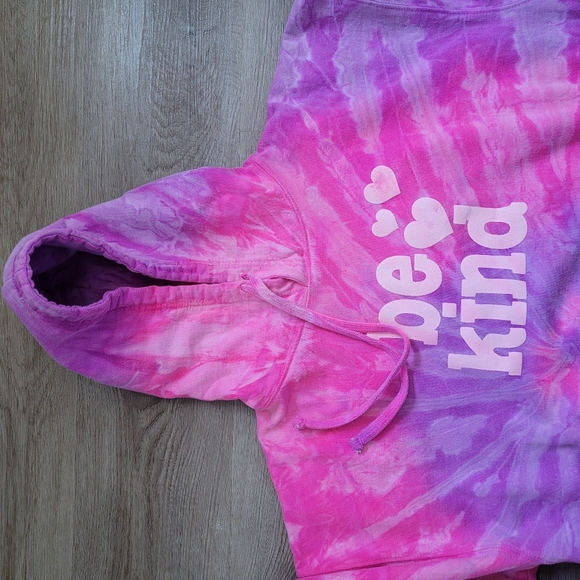 SUNSHINE SISTERS Be Kind Heart Hoodie Pullover Sweatshirt Women's XL - Picture 4 of 10